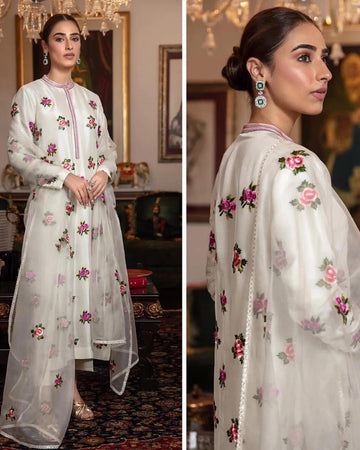Summer Embroidred 3-piece WHITE
