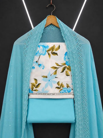 Emb Lawn 3pc suit