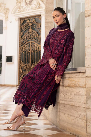 Emb Dhanak 3Pc Suit