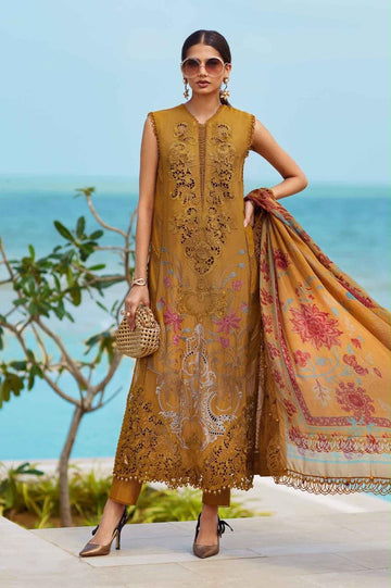 Emb Dhanak 3Pc Suit