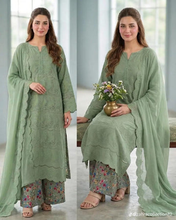 Lawn 3Piece Suit